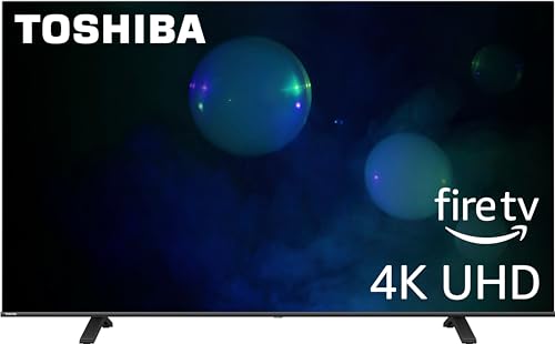 Toshiba 75-inch Class C350 Series LED 4K UHD Smart Fire TV with Alexa Voice Remote (75C350LU, 2024 Model)